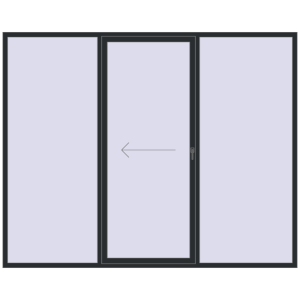 Купити Розсувні терасні двері 3000x2400 мм REHAU GENEO Похило-зсувні двері