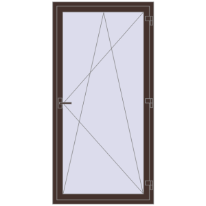 Купити Балконні двері 1000x2000 мм REHAU Euro 60 Балконні двері