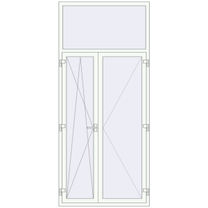 Купити Балконні двері 1200x2700 мм REHAU SYNEGO MD Балконні двері