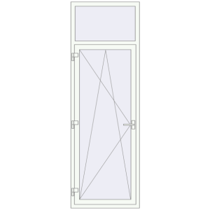 Балконні двері 800x2400 мм REHAU Euro 70 Балконні двері. Вид зсередини Купити Балконні двері 800x2400 мм REHAU Euro 70 Балконні двері