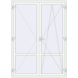 Купити Балконні двері 1500x2100 мм REHAU Euro 70 Балконні двері