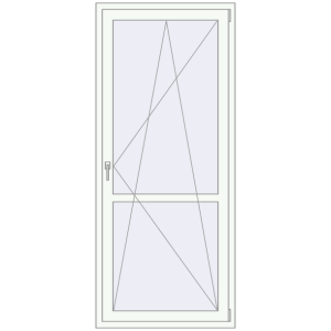 Купити Балконні двері 900x2100 мм REHAU Euro 70
