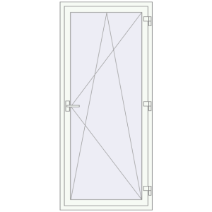 Купити Балконні двері 900x2000 мм REHAU Euro 70 Балконні двері