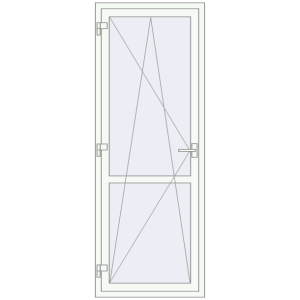Купити Балконні двері 780x2100 мм REHAU Euro 70 Балконні двері