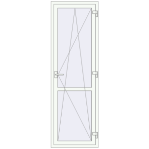Балконні двері 700x2200 мм REHAU Euro 60 Балконні двері. Вид зсередини Купити Балконні двері 700x2200 мм REHAU Euro 60 Балконні двері