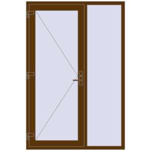 Купити Вхідні двері 1400x2100 мм REHAU Euro-Design 60