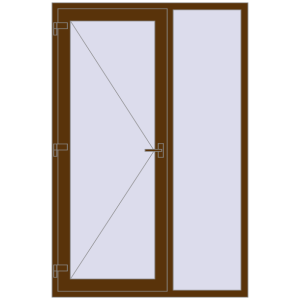 Купити Вхідні двері 1400x2100 мм REHAU E 60 Вхідні двері