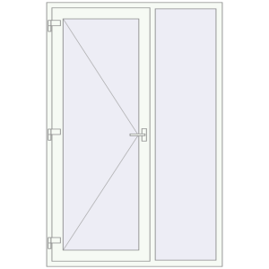 Купити Вхідні двері 1400x2100 мм REHAU E 60 Вхідні двері