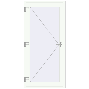 Купити Вхідні двері 900x1900 мм REHAU E 70 Вхідні двері