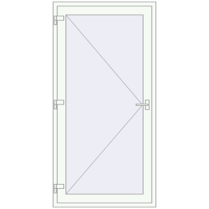 Купити Вхідні двері 1000x2100 мм REHAU E 70 Вхідні двері