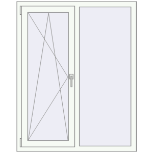 Купити Вікна 1113x1400 мм REHAU Euro 60