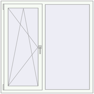 Купити Вікна 1300x1300 мм REHAU Brillant-Design