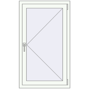 Купити Вікна 700x1200 мм REHAU Euro 60 Білий (RAL 9016) з двох сторін