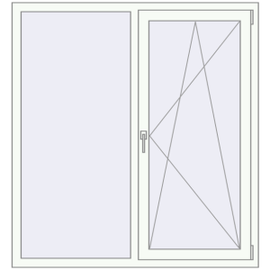 Купити Вікна 1350x1460 мм REHAU Brillant-Design