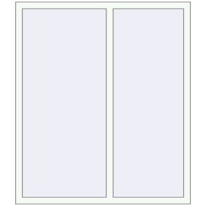 Купити Вікна 1300x1500 мм REHAU Euro 60 BLACK_BROWN ззовні