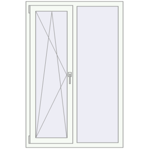 Купити Вікна 1000x1500 мм REHAU Euro 60