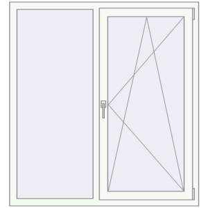 Купити Вікна 1300x1400 мм REHAU Euro 60