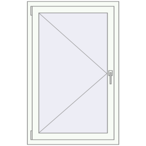 Купити Вікна 800x1250 мм REHAU Euro 60 Білий (RAL 9016) з двох сторін