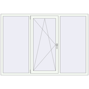 Купити Вікна 2000x1400 мм REHAU Euro 70 Білий (RAL 9016) з двох сторін