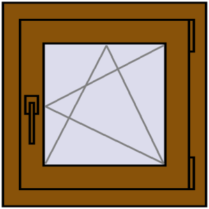 Купити Вікна 500x500 мм REHAU Euro 60