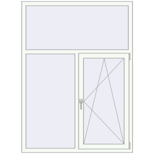 Купити Вікна 1320x1800 мм REHAU Euro 60