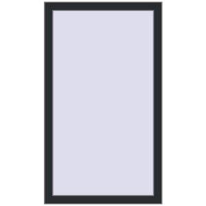 Купити Вікна 700x1200 мм REHAU Euro 60 RAL 9017 Traffic black з двох сторін