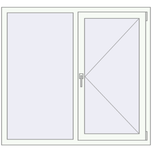 Купити Вікна 1325x1225 мм REHAU Euro 60