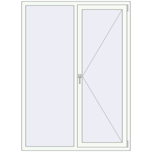 Купити Вікна 1350x1850 мм REHAU Euro 60