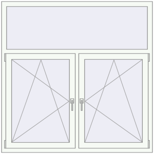 Вікна 1500x1500 мм REHAU Euro 70 RAL 8017 Chocolate brown ззовні. Вид зсередини Купити Вікна 1500x1500 мм REHAU Euro 70 RAL 8017 Chocolate brown ззовні