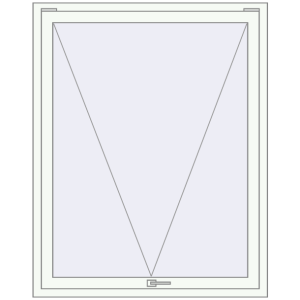 Вікна 1200x1500 мм REHAU Euro 70. Вид зсередини Купити Вікна 1200x1500 мм REHAU Euro 70