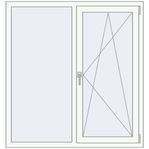 Купити Вікна 1280x1360 мм REHAU Euro 60