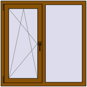 Купити Вікна 1100x1100 мм REHAU Euro 60