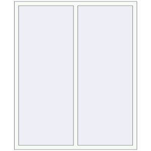 Купити Вікна 1450x1750 мм Altest Pony 375 RAL 9016 Traffic white з двох сторін