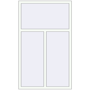 Купити Вікна 1050x1750 мм REHAU Euro 70 Білий (RAL 9016) з двох сторін