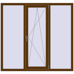 Вікна 1600x1500 мм REHAU Euro 70. Вид зсередини Купити Вікна 1600x1500 мм REHAU Euro 70