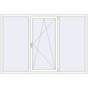 Купити Вікна 2140x1460 мм REHAU Euro 60