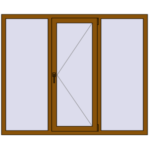 Вікна 1700x1400 мм REHAU Brillant-Design. Вид зсередини Купити Вікна 1700x1400 мм REHAU Brillant-Design