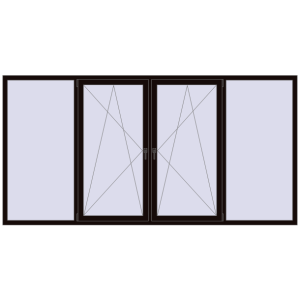 Вікна 3150x1600 мм REHAU Euro 60. Вид зсередини Купити Вікна 3150x1600 мм REHAU Euro 60