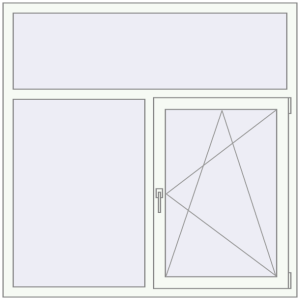 Купити Вікна 1450x1450 мм REHAU Euro 70