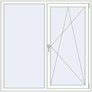 Купити Вікна 1500x1500 мм REHAU Euro 60