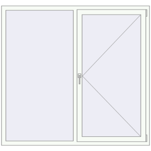 Купити Вікна 1700x1600 мм REHAU Euro 70