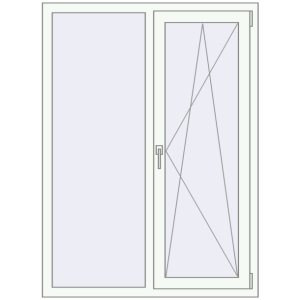 Купити Вікна 1070x1480 мм REHAU Euro 70