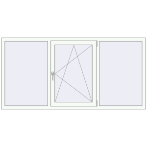 Купити Вікна 2060x1020 мм REHAU Euro 60