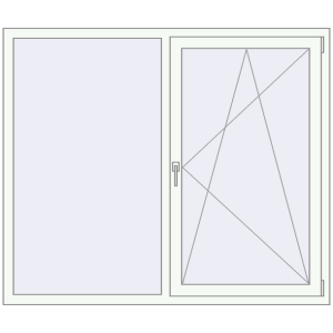 Купити Вікна 1600x1350 мм REHAU Euro 70