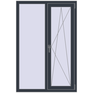 Купити Вікна 1000x1500 мм REHAU Brillant-Design