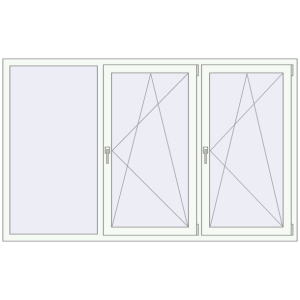 Купити Вікна 2100x1300 мм REHAU Euro 60