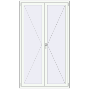 Купити Вікна 1200x2000 мм REHAU Euro 70 Білий (RAL 9016) з двох сторін