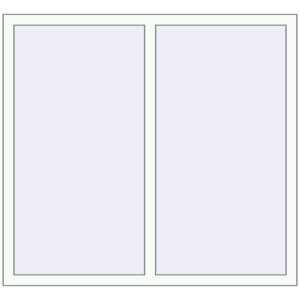 Купити Вікна 1400x1250 мм REHAU Euro 70 Білий (RAL 9016) з двох сторін