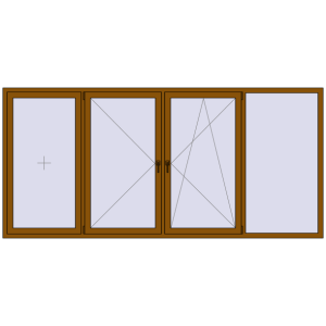 Купити Вікна 3200x1500 мм REHAU Euro 60