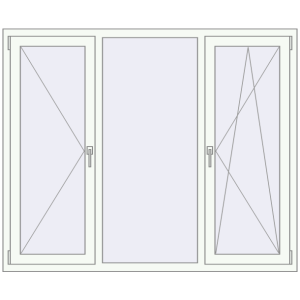 Купити Вікна 1700x1400 мм REHAU Brillant-Design